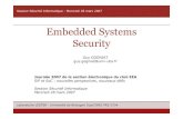 Embedded Systems Security - lirmm.fr E9esEE  Outline Cryptography principles Attacks on embedded