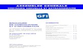 AGOE 190510 Brochure convocation GFI .ASSEMBLEE GENERALE ORDINAIRE ANNUELLE ET EXTRAORDINAIRE BROCHURE