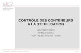 CONTR”LE DES CONTENEURS A LA .plan tracabilite reflexions conclusions bibliographie remerciements