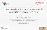 Vraies indications de la nutrition parent©rale - FMC- .Indications de la nutrition artificielle