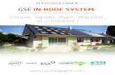 GSE IN-ROOF SYSTEM - Photovoltaique, .Le Kit GSE Integration IN-ROOF SYSTEM vous offre de nombreux
