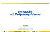 Heritage et Polymorphisme - LIG Membreslig- .A la compilation: seules des v©rifications statiques