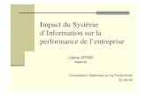 Impact du Syst¨me dâ€™Information sur la performance de d'   GMAO GPAO E-Learning