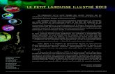 LE PETIT LAROUSSE ILLUSTR© 2013 - .Ce faisant, le Petit Larousse illustr© 2013 accomplit sa mission