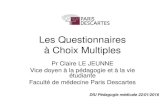 Les Questionnaires   Choix Multiples - edu.upmc.fr .Facult© de m©decine Paris Descartes ... Inconv©nients
