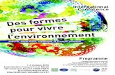 ormes e onnement - .11h50 Sylvie Pouteau - biologiste INRA (France) ... 14h50 Emeline Bailly - sociologue