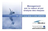 Management par la valeur et par analyse des risques .2 Management par la valeur - Principes fondamentaux