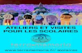 ATELIERS ET VISITES POUR LES SCOLAIRES .2018-01-15  Tectonique des plaques ... Des ateliers pour
