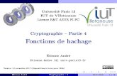 Universit© Paris 13 IUT de Villetaneuse Licence R&T ASUR FI- andre/enseignement/crypto/crypto-4-hachage... 