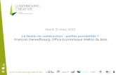 LUXEMBOURG CREATIVE 2015-03-31 : le feuillu en construction