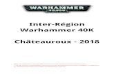 Inter-R©gion Warhammer 40K Ch¢teauroux - 2 .Warhammer 40K Ch¢teauroux - 2018 ... F ormat des listes