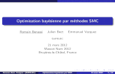 Optimisation bay©sienne par m©thodes SMC