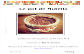 Le pot de Nutella - bm-tours.fr Adultes/BiblioNutella...  « Les secrets de la machine Nutella