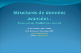 Structures de donn©es avanc©es :  Concepts du  Multidimensionnel