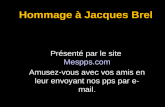 Hommage    Jacques  Brel
