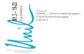 Module ORL, Dermatologie, 3 ... Module M1.3 - ORL, Dermatologie, Ophtalmologie (ODO) 2019-2020 - 3