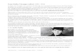 Franz Kafka, l'£©tranger radical (1883- 1924) Franz Kafka, l'£©tranger radical (1883- 1924) La figure
