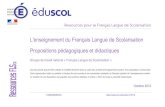 Propositions p£©daogiques et didactiques - e;ducation Propositions p£©dagogiques et didactiques Groupe