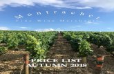 PRICE LIST AUTUMN 2018 Autumn 2018 Price List.pdf¢  Amiot-Servelle 14 Chamfort 24 Germany Michel Magnien