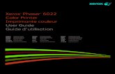 Phaser 6022 User Guide - CNET Content ... Xerox ¢® Phaser ¢® 6022 Color Printer Imprimante couleur User