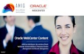 Oracle WebCenter Content - AMIG est distributeur des solutions Oracle WebCenter Content d£©di£©es £ 