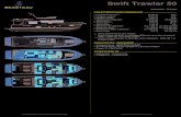 Swift Trawler 50 - ¢â‚¬¢ Spots LED, Prises 220 V ¢â‚¬¢ Colonne de rangement sur meuble frigo permettant