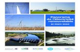 Panorama de lâ€™أ©lectricitأ© renouvelable ... 48,6 % des capacitأ©s de production dâ€™أ©nergies renouvelables