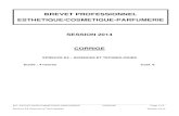 BREVET PROFESSIONNEL ESTHETIQUE/COSMETIQUE B.P. ESTHETIQUE/COSMETIQUE-PARFUMERIE CORRIGE Page 1/15 Epreuve