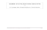 GUIDE Dâ€™UTILISATION DES RTS 2015-10-09آ  Guide dâ€™utilisation des RTS - Version adoptأ©e au Bureau
