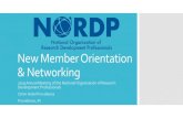 New Member Orientation & Networking ... New Member Orientation & Networking 2019 Annual Meeting of the