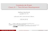 Conduite de Projet Cours 9 Test-Driven Development zack/teaching/1819/cproj/cours-09-tdd-intro.pdf¢ 