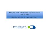 Rapport dأ©veloppement durable Bouygues Immobilier durable Rapport dأ©veloppement durable Bouygues Immobilier