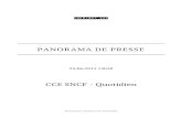 PANORAMA DE PRESSE - PANORAMA DE PRESSE 25/06/2015 12h28 CCE SNCF - Quotidien Panorama rأ©alisأ© avec