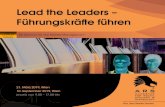 Lead the Leaders BoB Lead the Leaders â€“ Fأ¼hrungskrأ¤ثœ e fأ¼hren 21. Mأ¤rz 2019, Wien 10. September