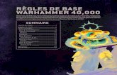 RأˆGLES DE BASE WARHAMMER 40,000 ... RأˆGLES DE BASE WARHAMMER 40,000 Warhammer 40,000 vous met أ  la