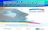 JOURNEES DE DERMATOLOGIE INTERVENTIONNELLE DE PARIS