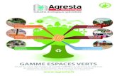 Catalogue - Espaces Verts - AGRESTA