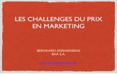 Les challenges du prix en marketing