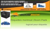 ‰tiquettes montreal | Boom Pack