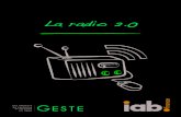 La radio 2.0 - IAB France - GESTE - 2012