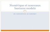 Numerique et nouveaux business models