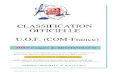 CLASSIFICATION OFFICIELLE U.O.F. (COM-France) .classification officielle u.o.f. (com-france) 2017