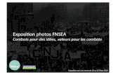 Combats pour des id©es, valeurs pour les combats - Exposition photos 68¨me congr¨s de la FNSEA