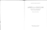 Quentin Meillassoux Apr¨s La Finitude Essai Sur La N©cessit© de La Contingence 2006