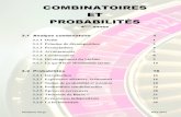 Combinatoires Et Probabilites