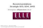 Recommandations SEO/SEM/SMO