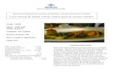 Raviolis de langouste & crevettes, veloute citronelle & coriandre