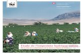 rapport empreinte hydrique WWF Suisse