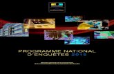 Programme national d'enqutes 2015