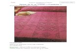 DESSUS DE LIT AU CROCHET FRAMBOISE - Avec le fil rose framboise et le crochet N¢°4, monter une chainette